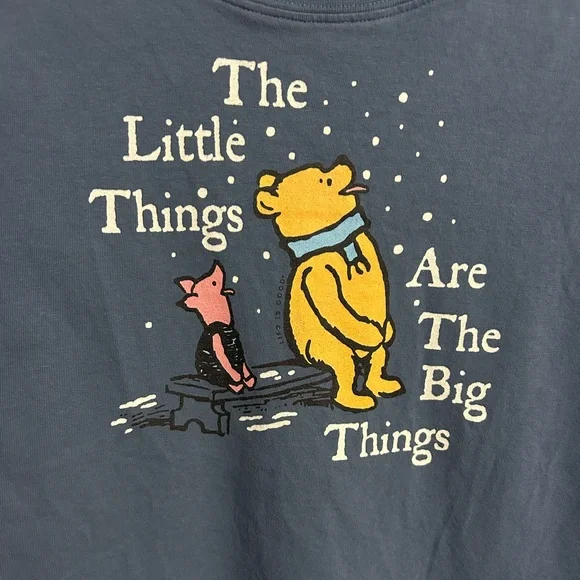 Life Is Good Kids Crusher Tee Pooh and Piglet Long Sleeves - Picture 4 of 8